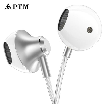PTM D31 Stereo Bass Earphone Headphones With Mic Handsfree Sport Gaming Headset for Mobile Phones Samsung Xiaomi fone de ouvido