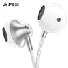 Ptm D31 Stereo Bass Earphone Headphones With Mic Handsfree Sport Gaming Headset For Mobile Phones Samsung Xiaomi Fone De Ouvido