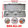 Aidetek Smd Storage Box Plastic Case Surface Mount Resistors Capacitors Well Small Compartment Tiny Organizer Toolbox Box Storag