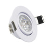 Lediary 110V-220V Led Spot Downlights 3W 55Mm Hole White/Silver/Black Indoor Living Room Down Lights Led Ceiling Recessed Lamp