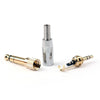 Areyourshop Copper Stereo 6.35Mm Male Plug To 3.5Mm Jack + 3.5 Male Connector 1/4/10Pcs New Arrivals Connector