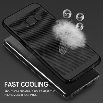 ZNP Ultra Slim Phone Case For Samsung Galaxy S9 S8 S7 Edge Hollow Heat Dissipation Cases Hard PC For Samsung S9 Plus Back Cover 