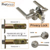 Probrico Stainless Steel Entrance/Privcy/Passage Door Lock Satin Nickel Door Knob Door Handle Dl1637Sn