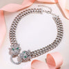 Tuliper Panther Leopard Animal Choker Necklace Austrian Crystal Statement Necklace Women Party Jewelry Valentine Top Gift
