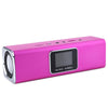 Music Angel Original Jh-Mauk5B Lcd Screen Active Audio Fm Usb Portable Mini Speaker With Sd/Tf