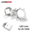 1 Set 44Mm Led Lens Optical Glass 60 Degree + 50Mm Reflector Collimator + Fixed Bracket For 20W 30W 50W 100W High Power Cob Chip (1 Set)