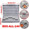 Aidetek Smd Storage Box Plastic Case Surface Mount Resistors Capacitors Well Small Compartment Tiny Organizer Toolbox Box Storag
