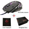 Apedra A8 New Wired Gaming Mouse Professional Macro Program Gamer 6 Buttons Usb Optical Computer Game Mice For Pc Laptop Desktop (Black)