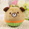 1Pc Play Funny Soft Cute Sound Plush Ice Cream Squeaker Cartoon Animals For Dog Plush Toys Pet Puppy Chew Toy Bottle