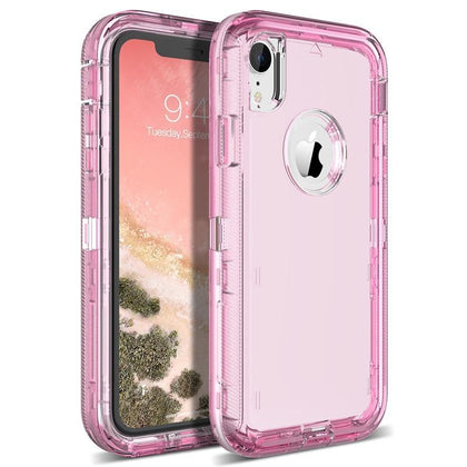 Yokata Hard Case For iPhone 7 6 6s Plus X Xs Max 360 Case Clear PC Bumper Cute Bling Cases For iPhone XR 8 plus Silicone Cover