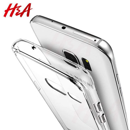 H&A Ultra Thin Transparent Case For Samsung Galaxy A3 A5 A7 2016 2017 Cases Clear Soft TPU Cover A3 A5 A7 2017 Phone Case Capa