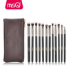 Msq 12Pcs Eyeshadow Makeup Brushes Set Pincel Maquiagem Pro Rose Gold Eye Shadow Blending Make Up Brushes Soft Synthetic Hair