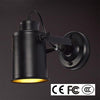 Wall Lamp Retro Industrial Wall Light Led Wall Sconce Vintage Wall Lights For Restaurant Bedside Bar Cafe Home Lighting E27 (Black No Bulb)