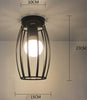 Ceiling Lights Iron Modern Ceiling Lamps For Living Room  Industrial Decor E27 Led Light Fixture Restaurant Lamp Modern Lantern