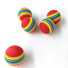 Rainbow Light Foam Ball for Cats/Pets 5Pcs