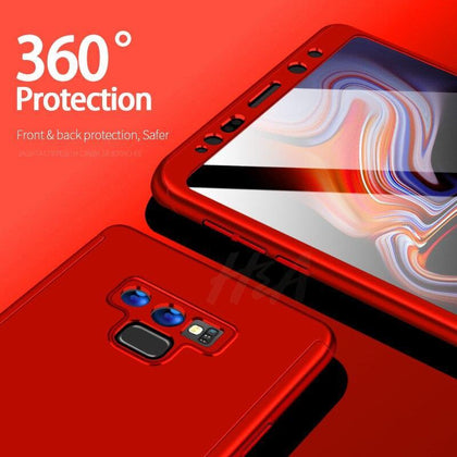 H&A Luxury 360 Full Cover Case For Samsung Galaxy S8 Plus Phone Case For Samsung S9 Plus S7 S6 Edge Note 9 8 Protective Case