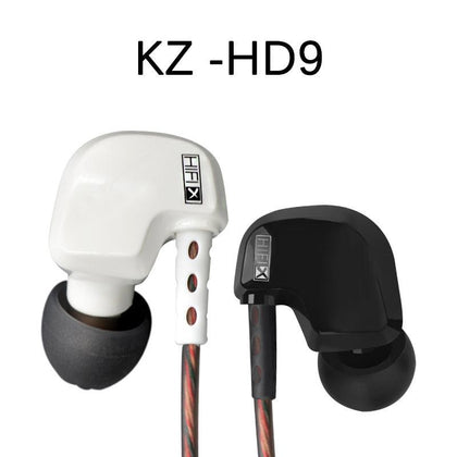 KZ HD9 Earphone HiFi Sport Earbuds Copper Driver Earhook Ear Type Headphones In Ear Running Headsets For Running With Microphone