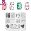 Kads 23 Design Halloween Flower Nail Stamping Plates Nail Printing Stamping Template Nail Art Stencils For Manicure Print Nails