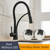 Kitchen Mixer Led Light Sink Faucet Brass Brushed Nickel Torneira Tap Kitchen Faucets Hot Cold Deck Mounted Bath Mixer Tap 7661
