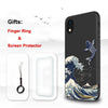 For Iphone Xr Xs 10S Max X 8 7 Plus Case 3D Relief Matte Soft Back Cover Licoers Official Case For Iphone X R S 7Plus 8Plus Case
