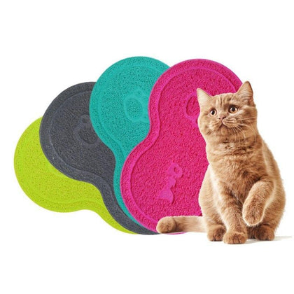 Cute Colorful Wipe Clean Pet Supplies Pet Dog Puppy Cat Feeding Mat Pad Cute PVC Bed Dish Bowl Food Water Feed Placemat 2019