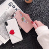 Ckhb Card Holder Phone Back Cover Case For Iphone 7 8 Plus X Xs Max Envelope Style Phone Cases For Iphone 8Plus Cute Lady Case