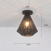 Ceiling Lights Minimalist Retro Ceiling Lamp Glass E27 Industrial Decor  Lamps For Living Room Home Lighting Lustre Luminaria