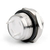 Areyourshop Mini 2 Pin 12Mm Metal Push Button Momentary Switch Waterproof High Round Dc 36V/2A Stain