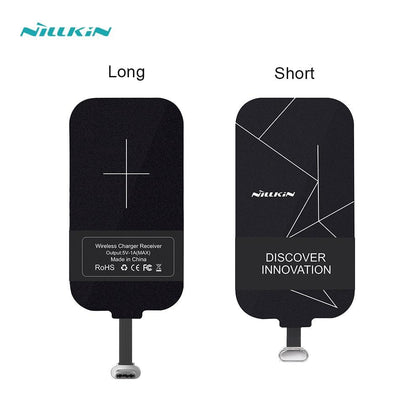 Type C Wireless Charging Receiver Nillkin short USB C Qi Wireless Charger Receiver Chip for huawei for Google Pixel XL For LG