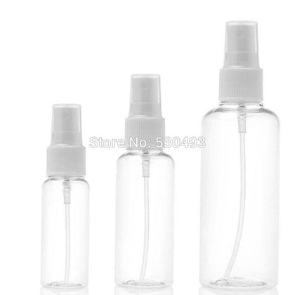 5Pcs 10ml 30ml 50ml 60ml 100ml Clear Plastic Portable Spray Bottle Empty Perfume Bottles Refillable Mist Pump Perfume Atomizer