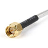 Areyourshop Sma Male To Sma Male Rf Extension Coax Pigtail Semi-Rigid Cable Rg402 15/30/50Cm 50 Ohm Plug Jack Cable Connector