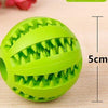 Onnpnnq Rubber Pet Dog Cat Toy Ball Chew Treat Holder Tooth Cleaning Ball Food Dog Puppy Ball Training Interactive Pet Supplies