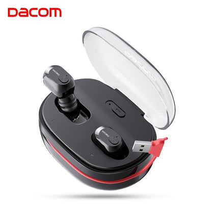 DACOM K6H Pro TWS Handsfree Air Earpiece Mini Headset Stereo Bluetooth 5.0 Earbuds Buds Wireless Earphone Headphones PK i12 tws