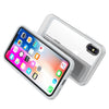 For Iphone 8 7 Plus Case, Clear Scratch Resistant Transparent Back Cover For Apple Iphone X With Tpu Rubber Shock Bumper