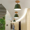 Led Ceiling Light Modern Wood Ceiling Lamp Vintage Plafondlamp Living Room Colorful E27 Plafonnier Lamparas Techo Deckenleuchten