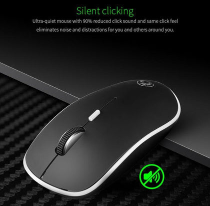 iMice Silent Wireless Mouse Ultra quiet Mice 2.4G Ergonomic Mouse Noiseless Button With USB Receiver Computer Mice For PC Laptop