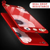 360 Degree Full Cover Case For Iphone 8 Case Flower Cover Bumper For Iphone 6 6S 7 8 Plus X Shockproof Fundas 3D Relief Coques