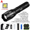 Mtb Led Bike Bicycle Light T6 8000Lm Led Torch Zoomable Flashlight For Camping Lantern 18650 5000Mah Battery