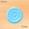 Plastic Glue Gasket Flower Shape Pad False Eyelash Extension Glue Holder Pallets For Eyelashes Extension Adhesive Pallet Tools