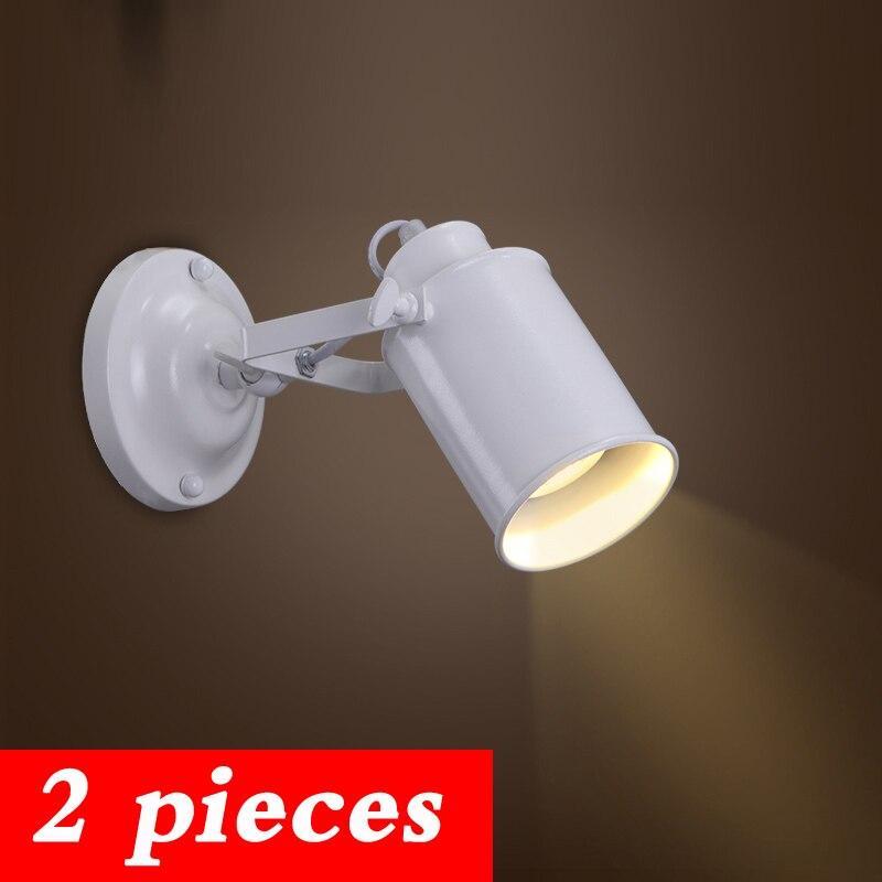 Vintage Adjustable Industrial Metal E27 Wall Light Retro Country Style Sconce Wall Lamp For Loft Bar Cafe Home Corridor