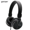 Hifi Stereo Metal Wired Headphone Foldable Headset Fm And Over-Ear Adjustable With Mic For Smart Phone For Mobile Gorsun Gs776