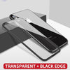 Ihaitun Luxury Laser Glass Case For Iphone Xs Max Xr X Cases Ultra Thin Transparent Back Glass Cover For Iphone Xs Max Soft Edge