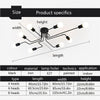Industrial Ceiling Light Modern Iron Spider Plafondlamp Led Vintage  Living Room Bedroom Ceiling Lamp Flush Mount Lampara Techo