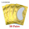 25/50/100 Pairs/Lot Patches For Eyelash Extension Under Eye Pads Paper Patches Pink Lint Free Stickers For False Eyelashes