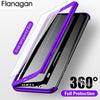 Flanagan Luxury 360 Full Cover Phone Case For Samsung Galaxy A7 A5 A3 2016 2017 Protective Case For Samsung A8 A6 Plus 2018 Case