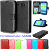 Case For Samsung Galaxy S3 Cell Phone Wallet Flip Cover For Samsung Galaxy S3 I9300 Neo I9301 Duos I9300I Vertical Phone Cases