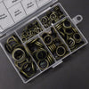 150Pcs High Press Hydralic Rubber Oil Pipe Seal Gasket Nbr Metal Seal Ring Assortment Kits