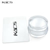 Kads 3.9Cm Clear Jelly Sticky Stamper Nail Art Stamper Clear Silicone Marshmallow Nail Stamper & Scraper Stamp Nail Stamp Tool