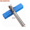 Nk Mixtos 1Pcs 4 Flute End Mill  Mills Milling Cutter Straight Shank Cnc Tools Cutting Edge Diameter 4/6/8/10/12/16/20Mm