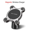 Magnetic Car Wireless Charger For Iphone 8 X Xs Max Adapter 10W Wireless Fast Charging For Samsung Xiaomi Stand Car Holder